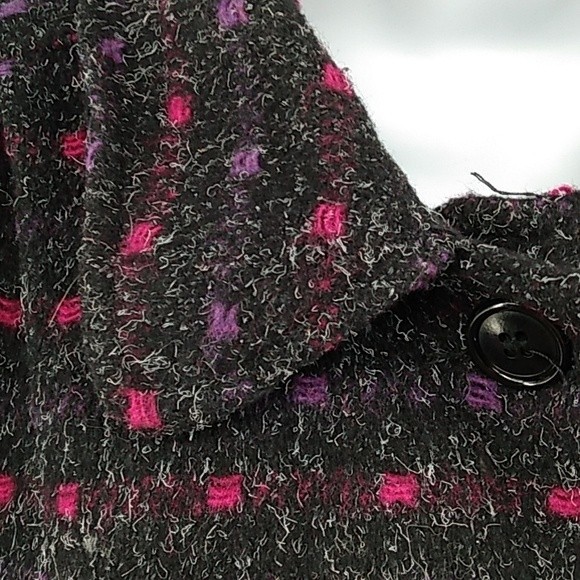 Karizma East Lid size 12 black with pink and Purple Polka dot jacket - Picture 3 of 9